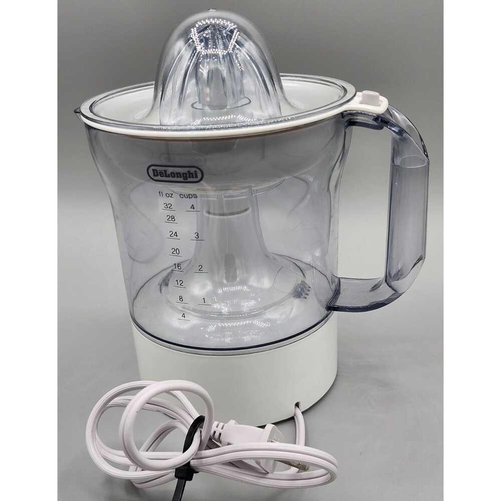 DeLonghi Orange Citrus Orange Juicer DJE281 Electric Juice Machine Fully Tested